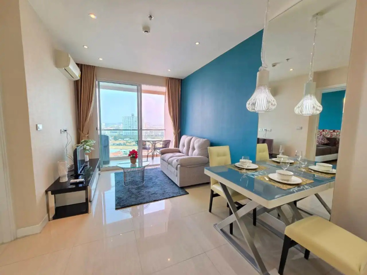 Apartamenty Grande Carribean City View — отель с удобствами в Паттайе