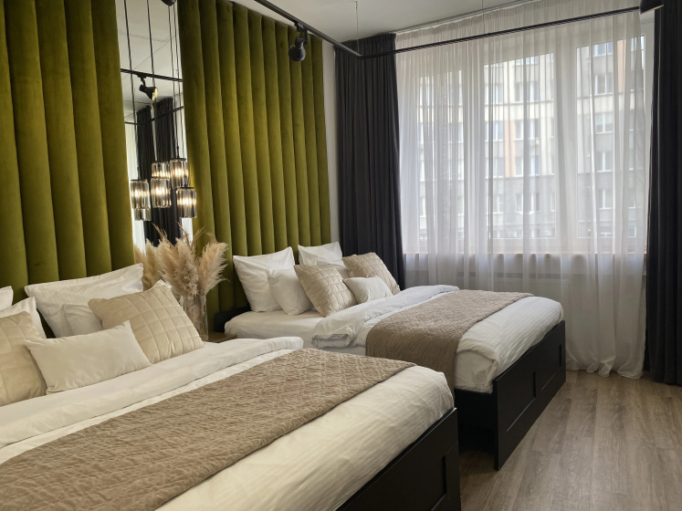 Новые Luxury апартаменты с сауной в самом центре города — отель с удобствами в Калининграде