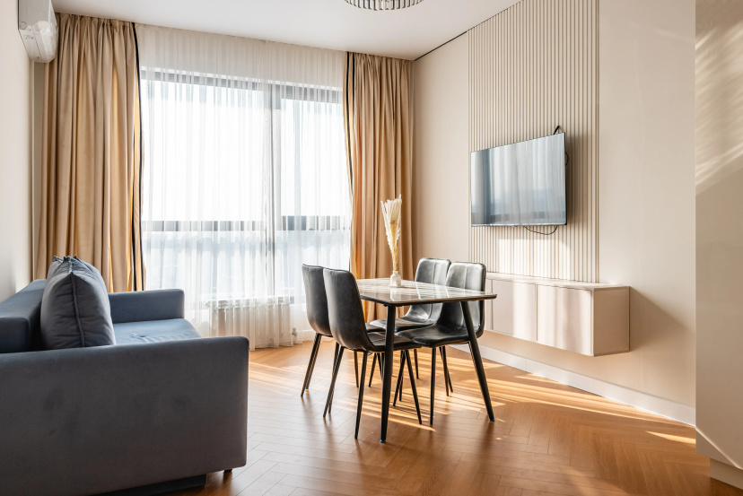 Apartamenty Elegantnye v stile minimalizm — отель в Алматы, Казахстан