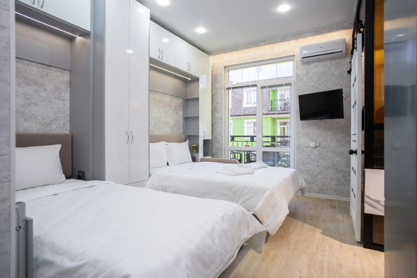 Apartamenty RED APARTMENTS Art Lajt Siti apartament Benua — отель в Сириусе, Россия