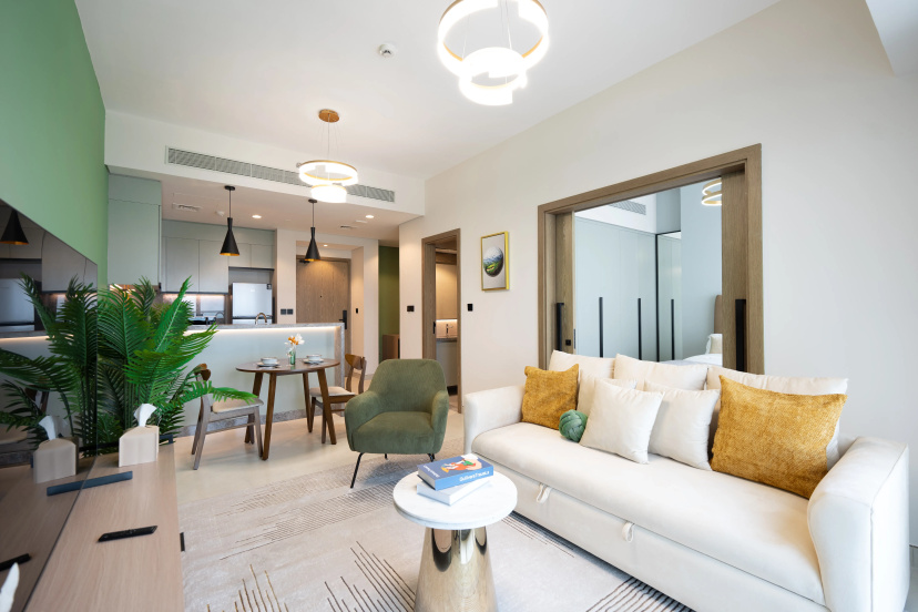 Апартаменты KeyRock Living | Premium Apt w/ Pool & Gym Access — забронировать отель в Дубае