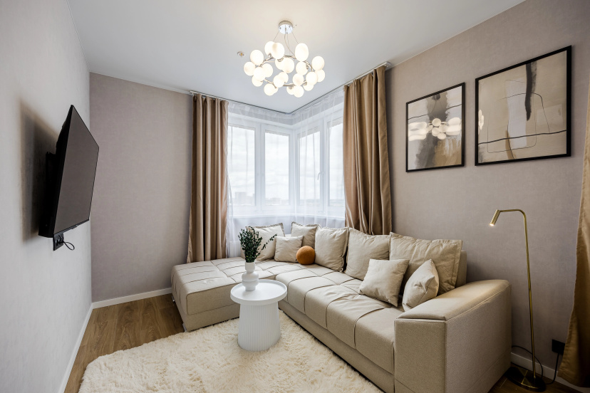 Квартира Стильная 2-к. квартира, 64 м², 3 кровати — отель в Москве, Россия