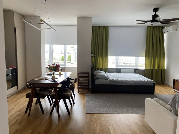 Apartamenty ZK Parusa Astrahan' — отель с удобным расположением в Астрахани
