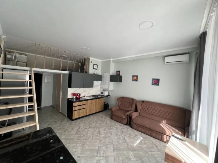 Апартаменты 13/Двухуровневая студия в Олимпийском парке — отель с удобствами в Сириусе