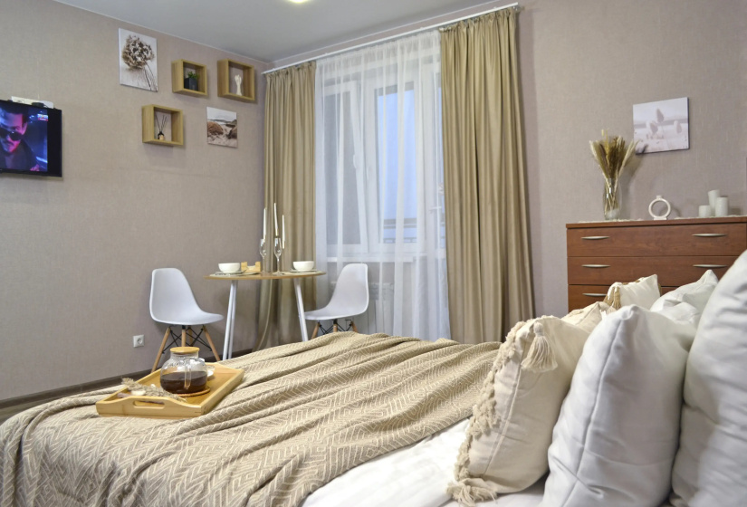 Цены на Apartamenty <<Atmosfera>> | Sandal - Vas Vecer Na Vysote S Ideal'nym Vidom в Липецке