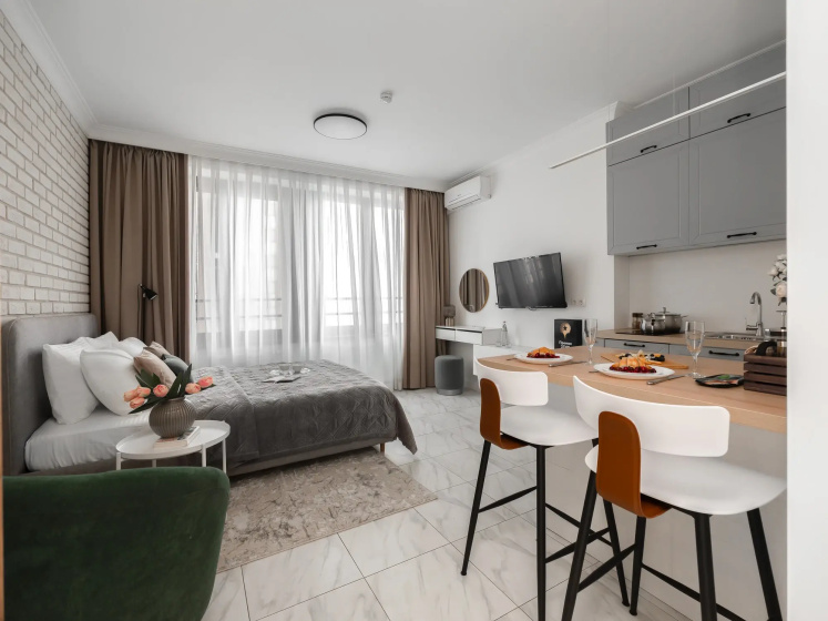 Апартаменты SMART LOFTS | Airis | 27 этаж | Бизнеc-класс у метро Дмитровская — отель с удобным расположением в Москве