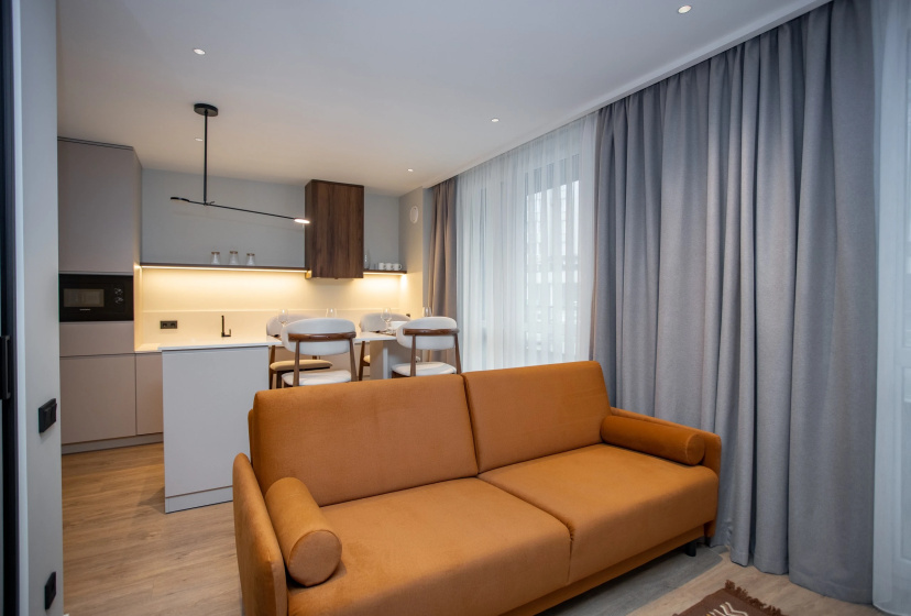 Квартира Дизайнерская Balt Apartments на Олимпийском — забронировать отель в Светлогорске
