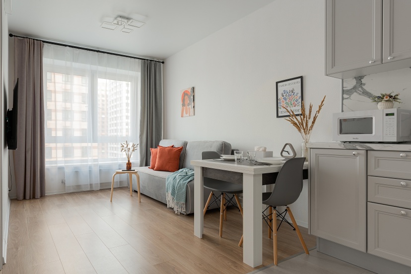 Апартаменты Sunny flat для 4 гостей — отель с удобствами в Москве