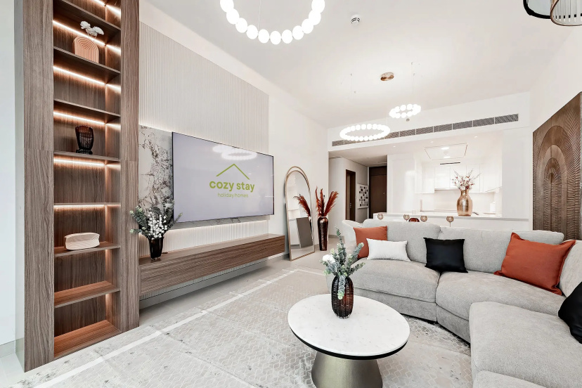 Апартаменты Luxury 2BR Burj Khalifa View in Al Safa — комфортный отель в Дубае