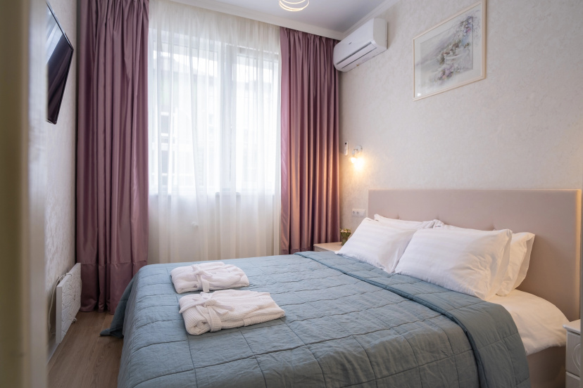 Апартаменты Red Apartments Арт Лайт Сити Ремарк — отель с удобным расположением в Сириусе