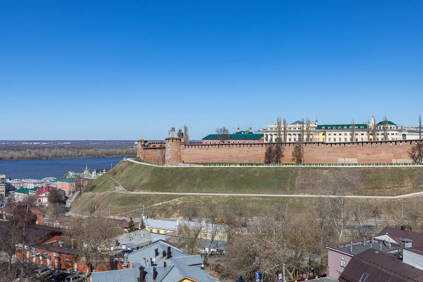 Квартира в центре Нижнего Новгорода с видом на Кремль — отзывы гостей и цены