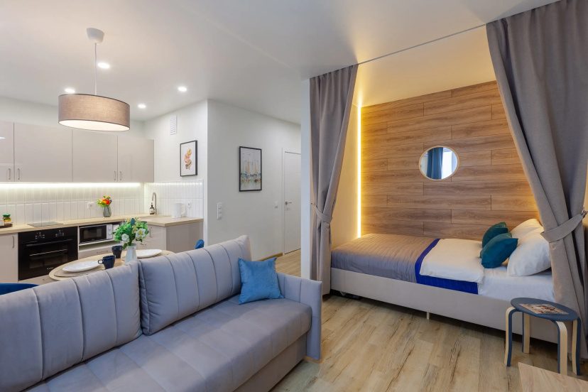 Апартаменты Lux Rentplaza logika — отель с удобствами в Самаре