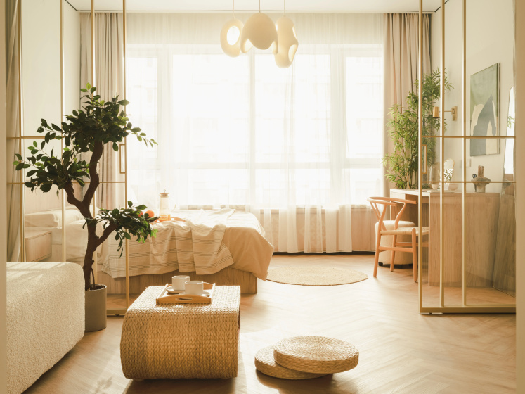 Апартаменты ADT Japandi Meridian — забронировать отель в Алматы