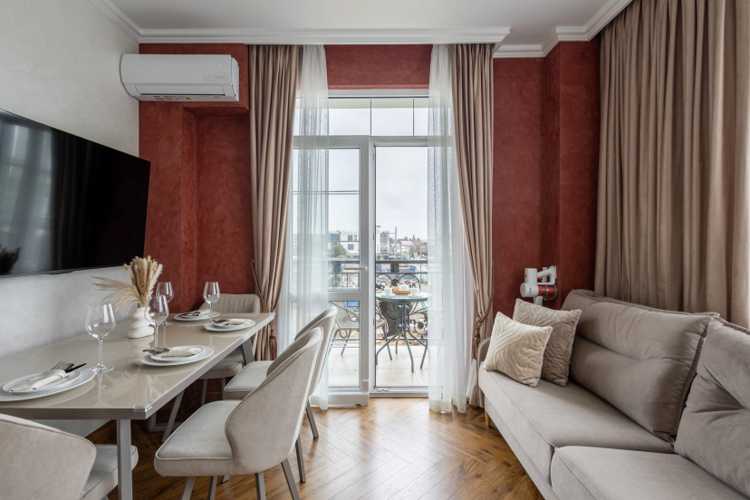 Апартаменты Red Apartments Арт Лайт Лерой — отель в Сириусе, Россия