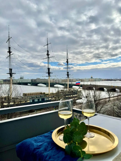 Квартира Видовая на Петровской набережной — отель с удобствами в Санкт-Петербурге