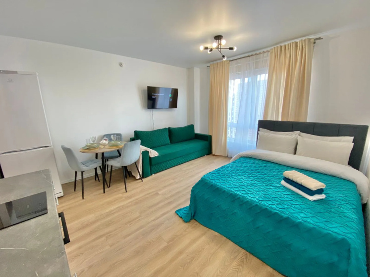 Studiya GoldApart v ZhK Vtoroj Nagatinskij Flat — комфортный отель в Москве