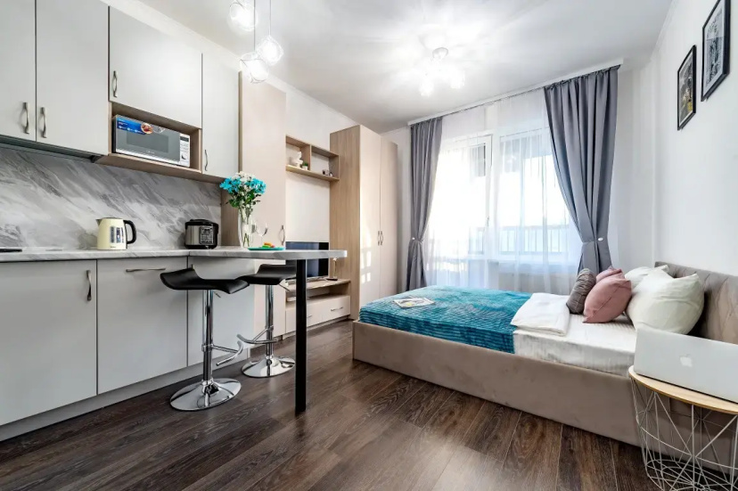 Квартира ApartMe 1 на Проспекте Светлановский — отель с удобствами в Санкт-Петербурге