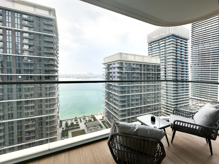 Апартаменты Keyrock Living Seaview Stay at Emaar Beachfront — отзывы гостей и цены