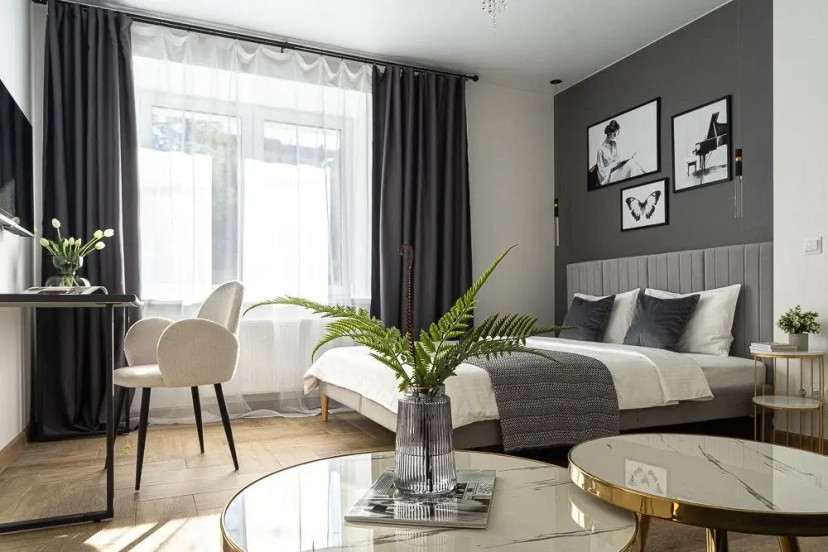 Апартаменты Monochrome от Сети Good Vibes Apartments — отель с удобным расположением в Нижнем Новгороде