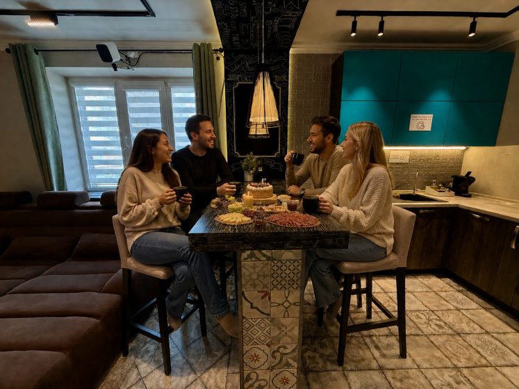 Apartamenty cemejnye Loft Apartments s proektorom — отель с удобным расположением в Ростов-на-Дону