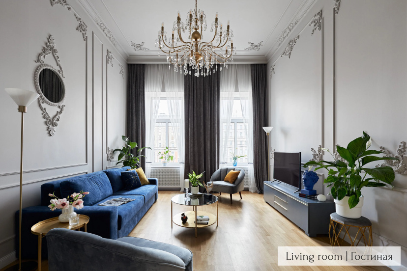 Апартаменты Minin Apartments с видом на Фонтанку 130 кв.м. — забронировать отель в Санкт-Петербурге