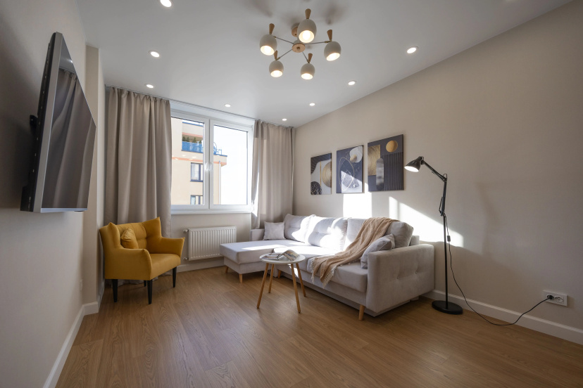 Квартира LovelyHome39 Стильная в тихом центре Светлогорска — забронировать отель в Светлогорске