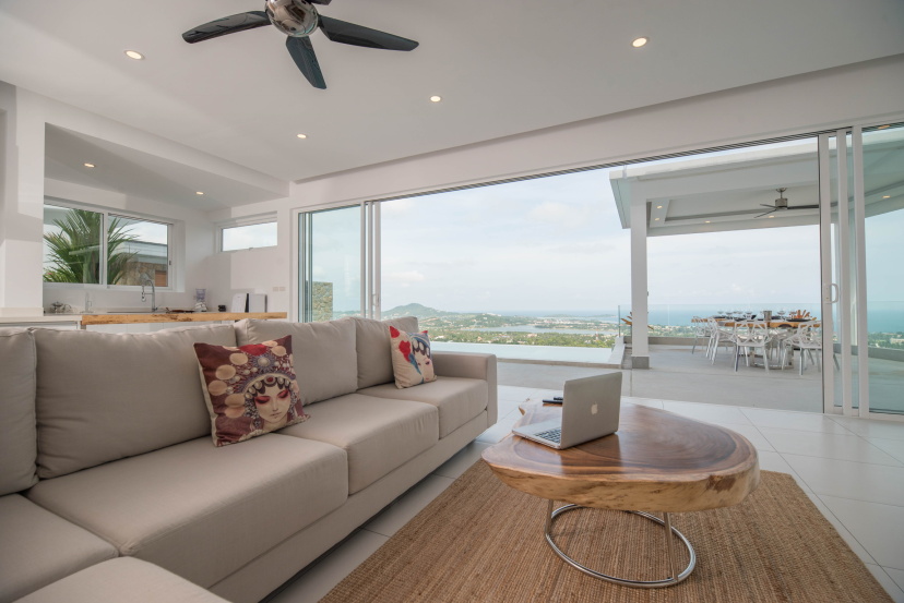 Вилла Melissa Infinity Panoramic Sea View — отель с удобствами в Кохе