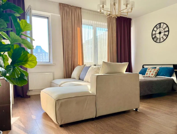 Apartamenty Open Line 2-kom ZK Terra 1 — отель в Алматы, Казахстан