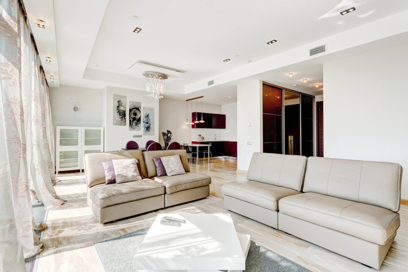 Deluxe Panoramic in The Moscow City Apartments — отель с удобствами в Москве