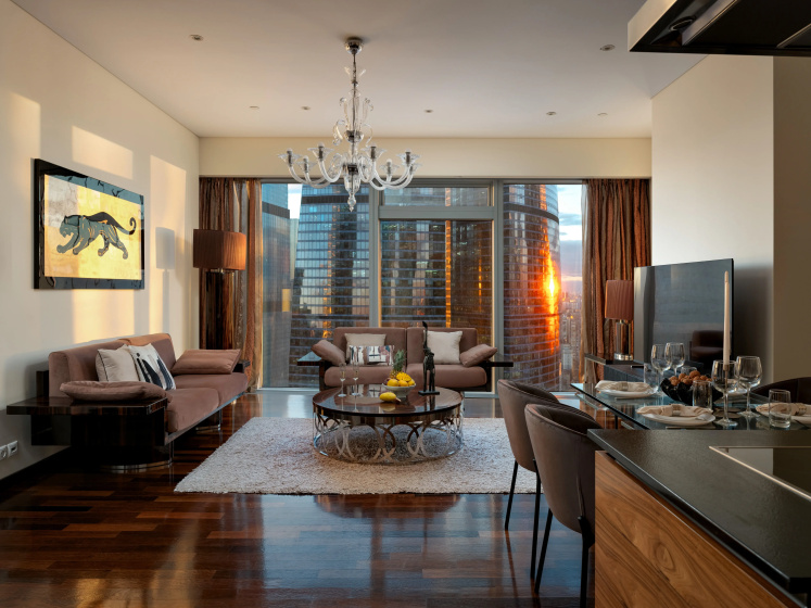 Квартира GM Apartments Премиальная Видовая в Москва Сити — отель с удобствами в Москве