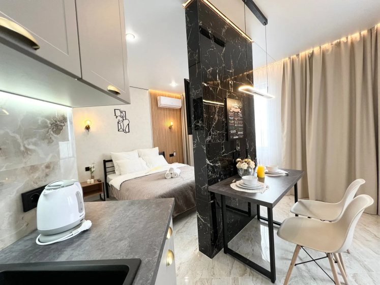 Apartamenty Uutnaa studia v tihom centre — отель с удобствами в Калуге
