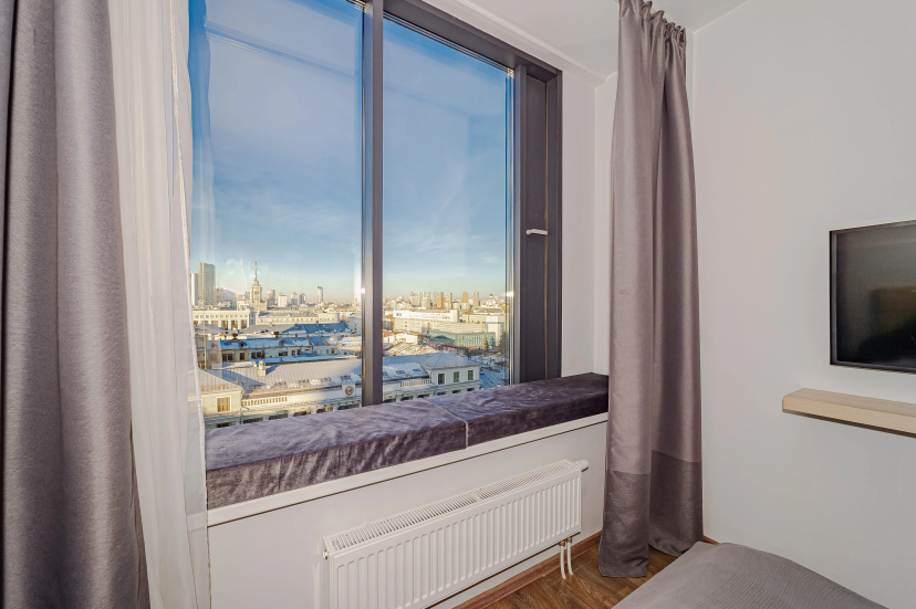 Апартаменты Rooms in Radius Central House с видом на город(11 этаж) — отель в Екатеринбурге, Россия
