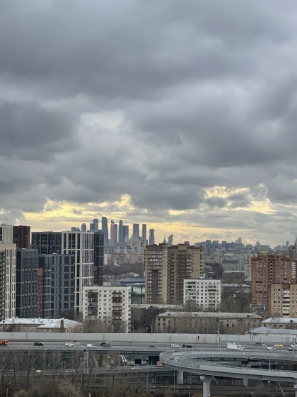 Квартира Studio in centre with views of Moscow City — отель в Москве, Россия