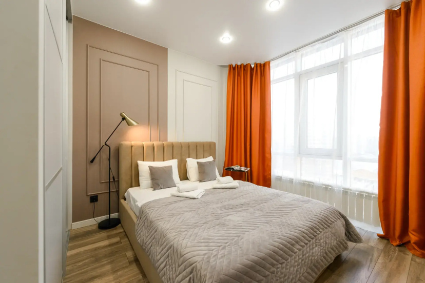 Apartamenty Pudra radom s Kuzbass-Arenoj na Pritomskom 35/1 — забронировать отель в Кемерове