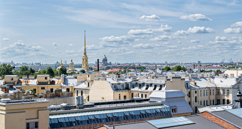 Апартаменты Видовая квартира с террасами — отель в Санкт-Петербурге, Россия