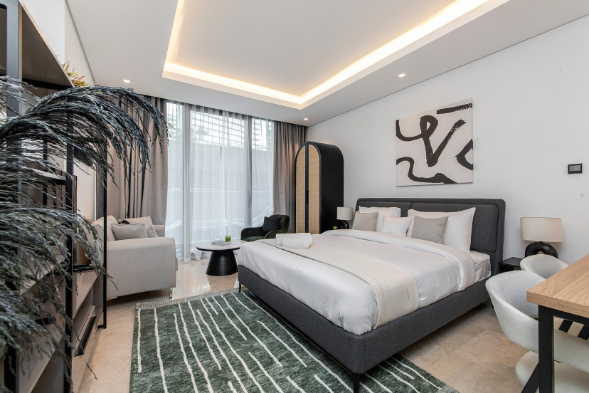 Апартаменты Downtown Dubai Studio Close to Dubai Mall — отель с удобствами в Дубае