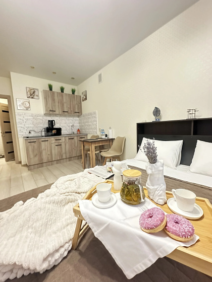 Apartamenty Uutnaa studia radom s TC Siti Park 29 kv.m 3 etaz — забронировать отель в Саранске