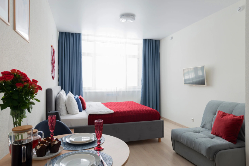 Апартаменты Азалия Studio ApartaMIA — отель с удобствами в Тюмени