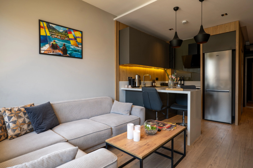Kvartira 2+1 Glory Life Kshabithouse — отель с удобствами в Анталье