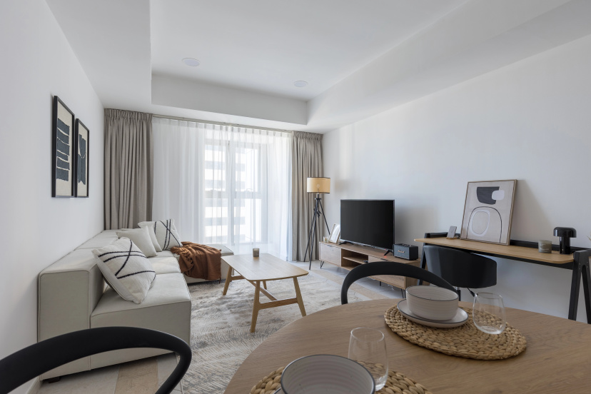 Апартаменты однокомнатные в Princess tower, Dubai Marina — отель с удобствами в Дубае