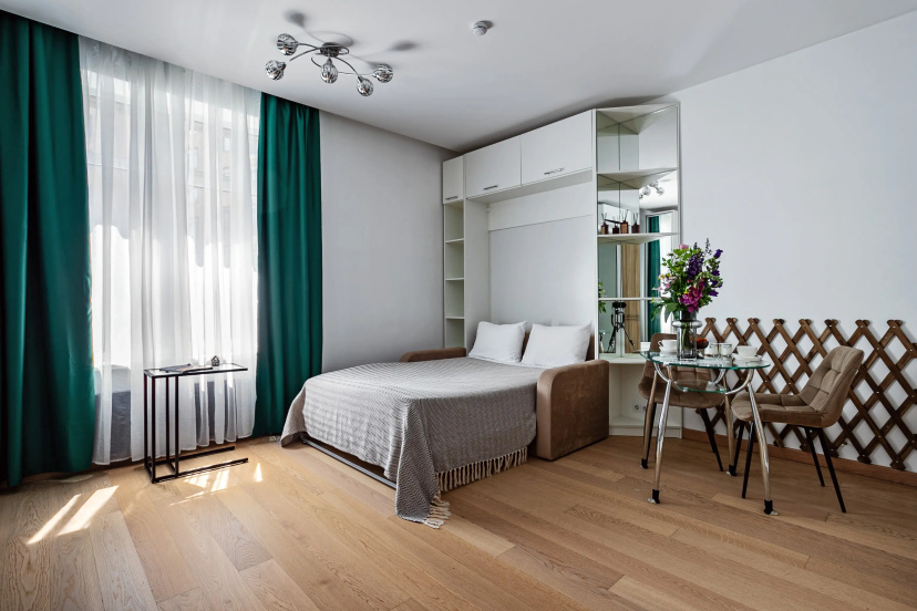 Апартаменты #4 Cosy studio for 2+1 by Lo Apartments — отель с удобствами в Москве