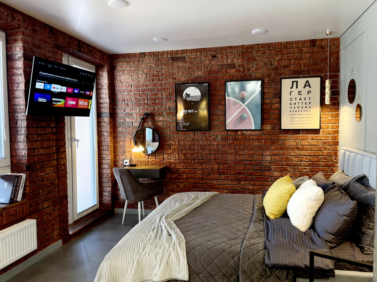 Kvartira Novye loft apartamenty v centre — отель с удобствами в Уфе