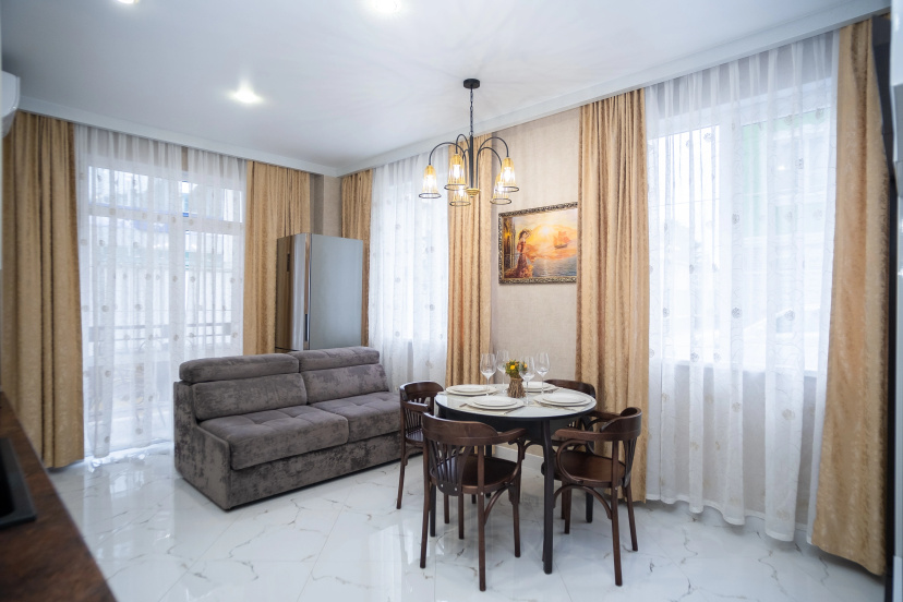 Апартаменты Red Apartments Арт Лайт Брамс — отзывы гостей и цены