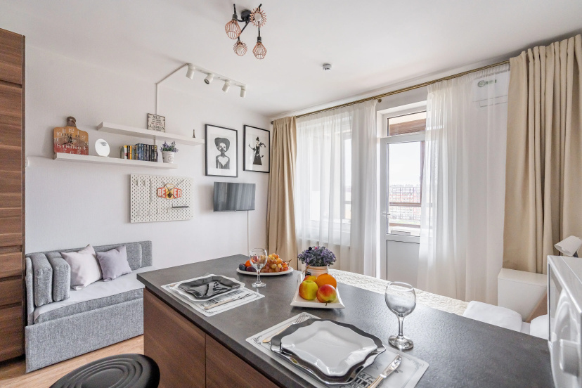 Квартира Sunny Apt — отель с удобствами в Санкт-Петербурге