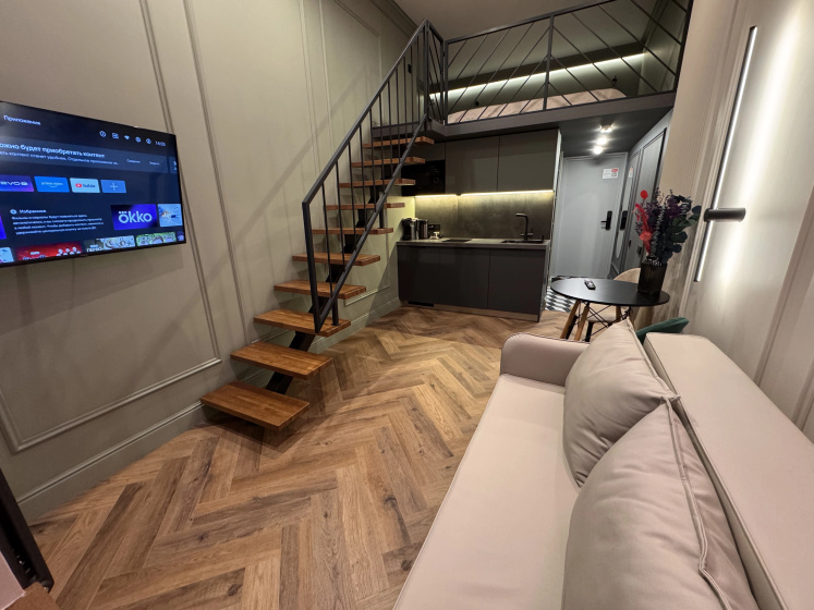 Апартаменты Deluxe (без вида - ремонт фасада; временно) — отель в Санкт-Петербурге, Россия