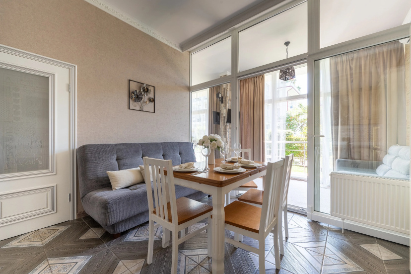 Апартаменты Red apartments Екатерининский Квартал Афродита — забронировать отель в Сириусе