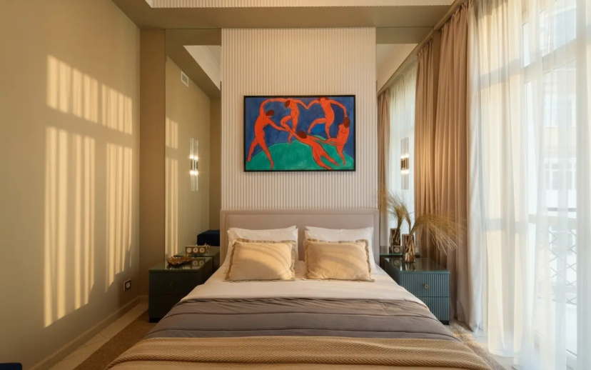 Апартаменты дизайнерские Matisse Apart с выделенной зоной спальни — отель в Сочи, Россия