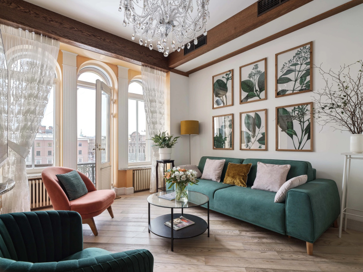 Апартаменты Minin Apartments 3 этажа с башней, балконом и панорамным видом на Аничков мост 170 кв.м. — отзывы гостей и цены