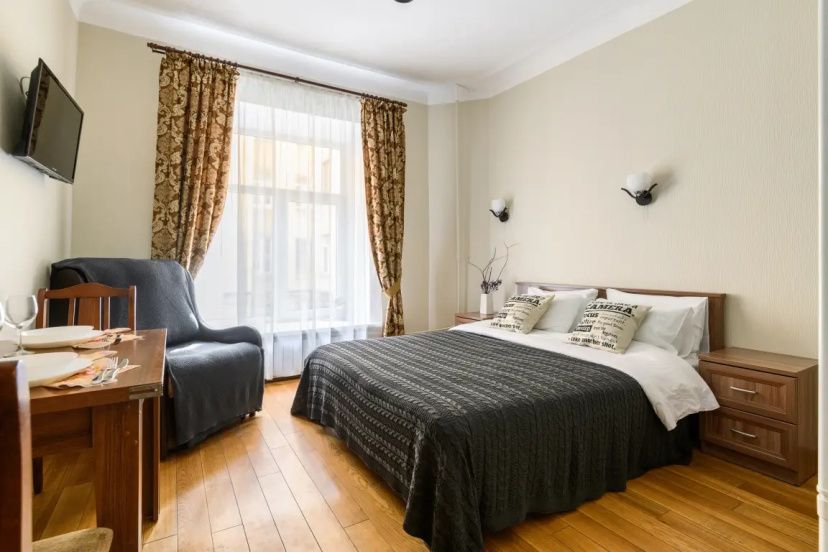 Апартаменты Sergeew Apartments у метро Василеостровская — комфортный отель в Санкт-Петербурге