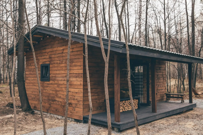 Частный дом Домик в лесу с баней Forest story — комфортный отель в Тюмени